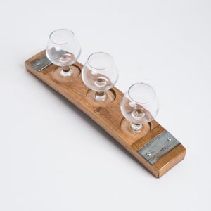 Barrel Stave Brandy Flight