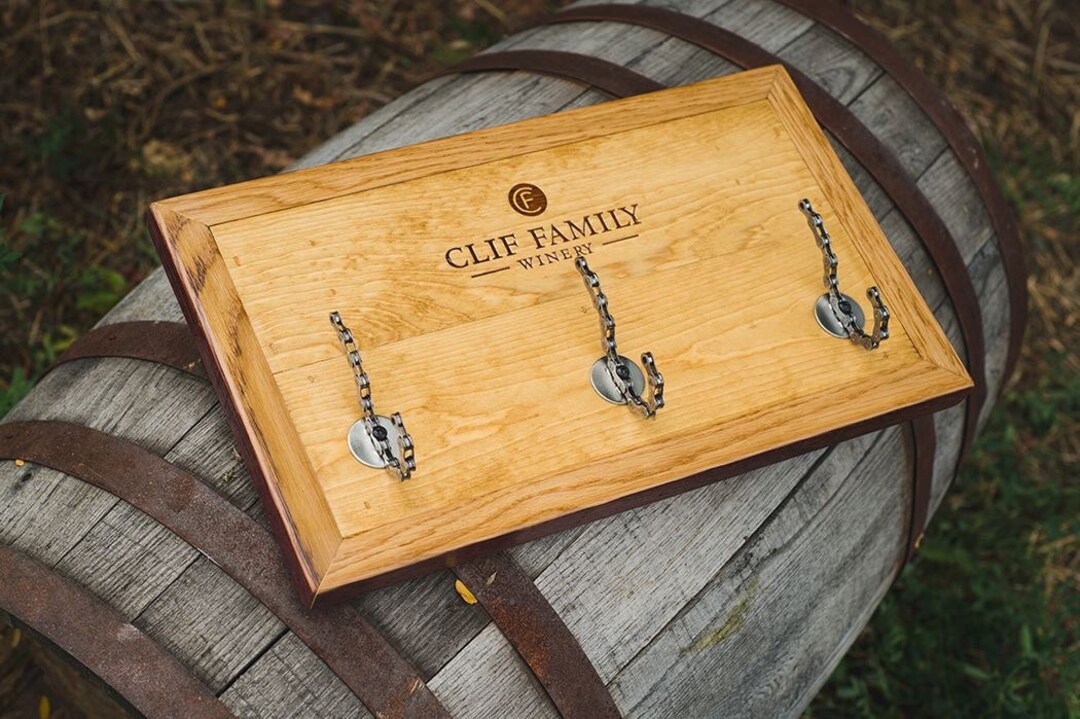Clif Key Clif Family Wine Crate Key Hook - Etsy