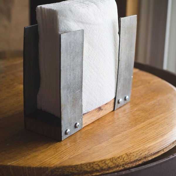 Industrial Napkin Holder Etsy