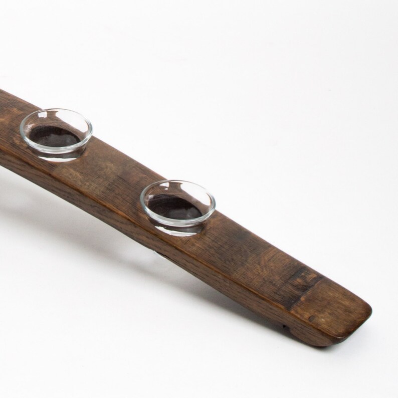 Dark Walnut Napa Valley Wine Barrel Votive Holder 5 Votives Etsy