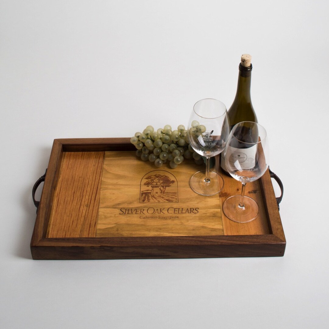 Silver Oak Cellars Wine Crate Tray Etsy