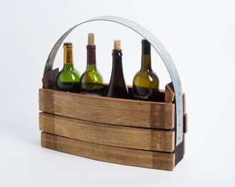 Wine Carrier Basket, 4 Bottle