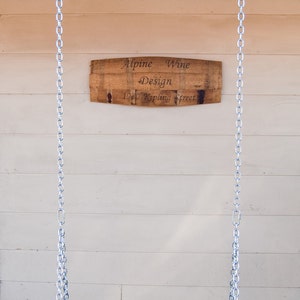 Napa Valley Wine Barrel Swing image 2