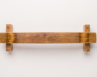 Small Barrel Stave Bath Towel Rack