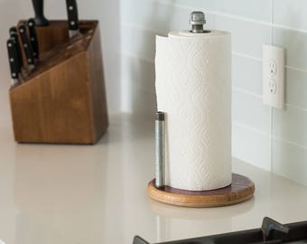 Modern Industrial Paper Towel Holder 