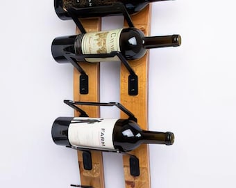 Barrel & Band Wall Wine Rack