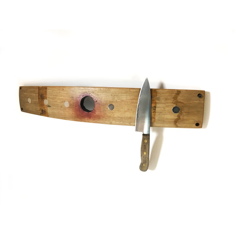 Wine Stave Knife Rack image 1