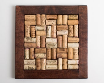 Medium Wine Cork Trivet, Choice of Finish