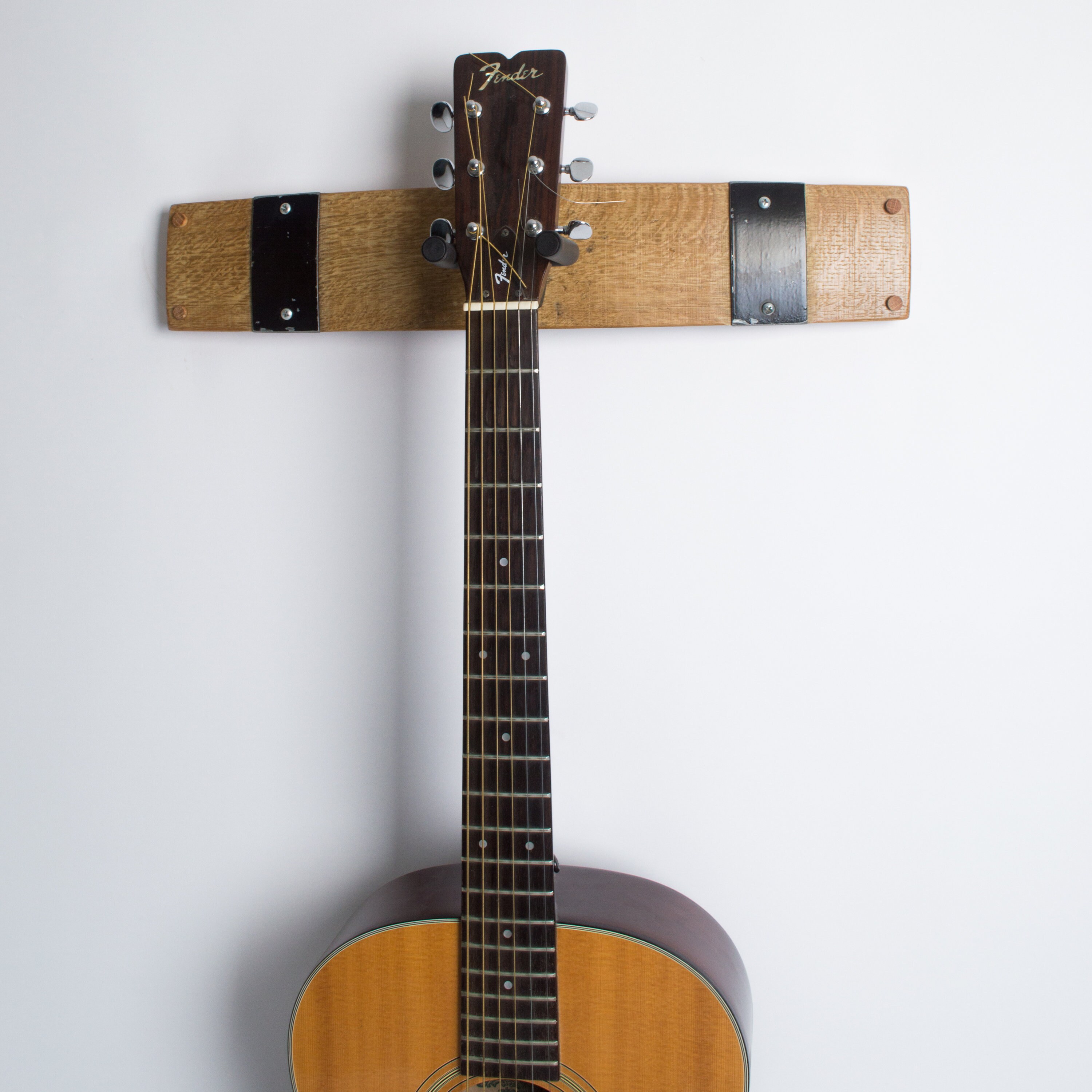 Wine Barrel Guitar Rack With Authentic Painted Bands Etsy