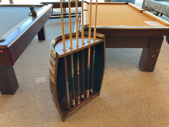 6 porte-queues de billard, porte-queue de billard en bois porte