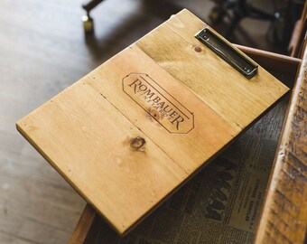 Rombauer Wine Crate Clipboard