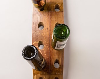 Banded 12 Bottle Wall Wine Rack