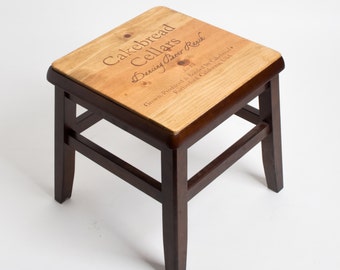 Cakebread Wine Crate Step Stool featuring Dancing Bear Ranch