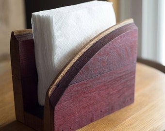 Offset Barrel Head Napkin Holder