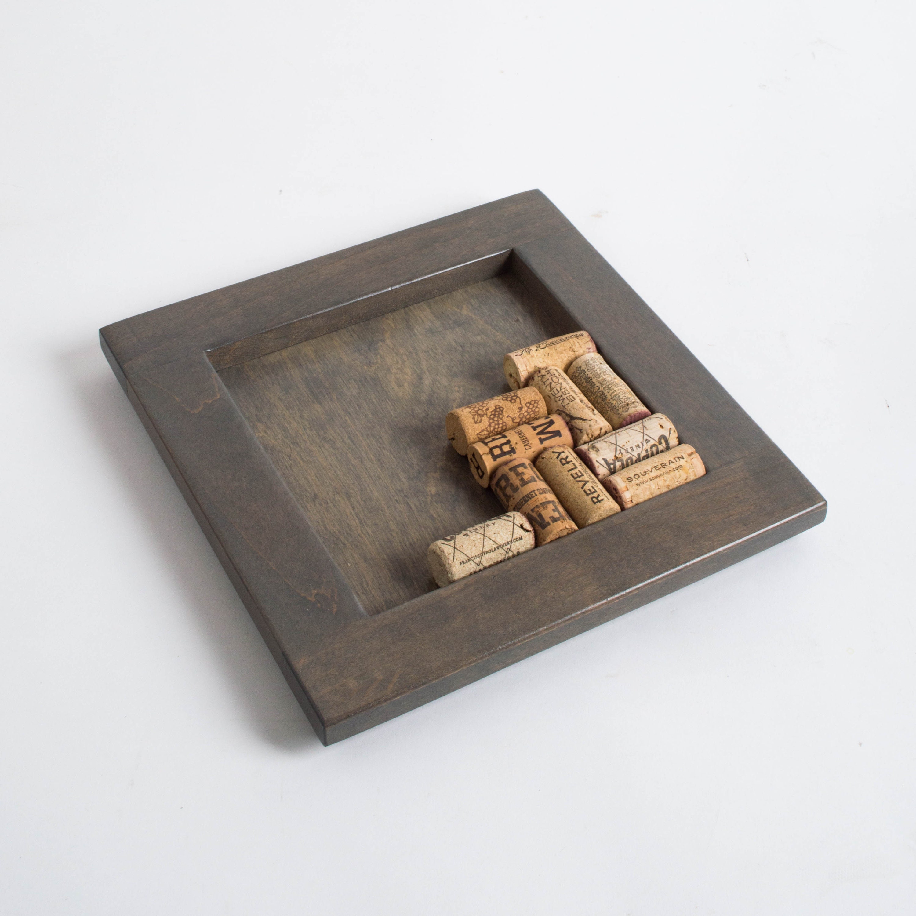 Small Wine Cork Trivet Kit Gray Stain Etsy