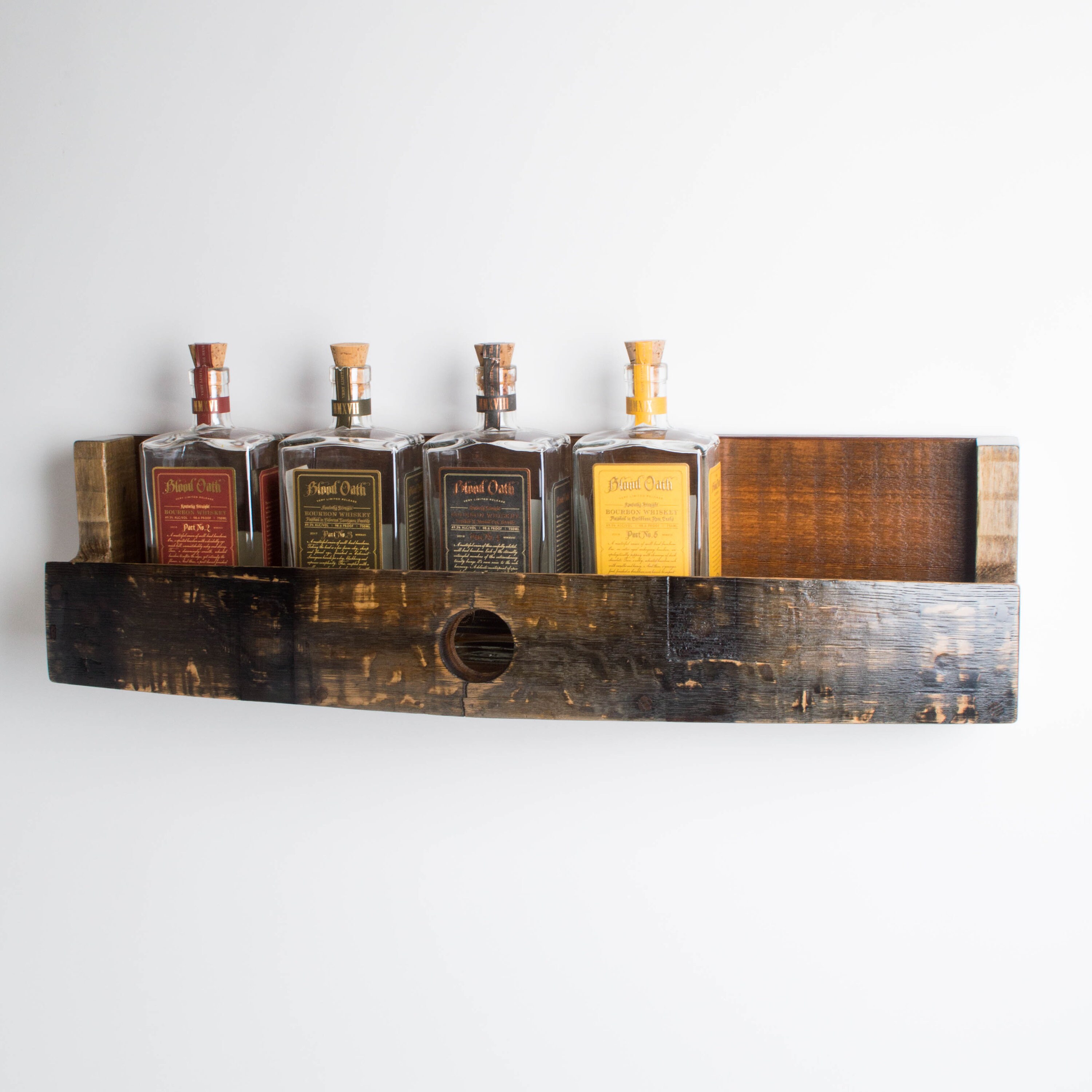 Bourbon Barrel Bottle Shelf | Etsy Bourbon Barrel Bottle Shelf | Etsy