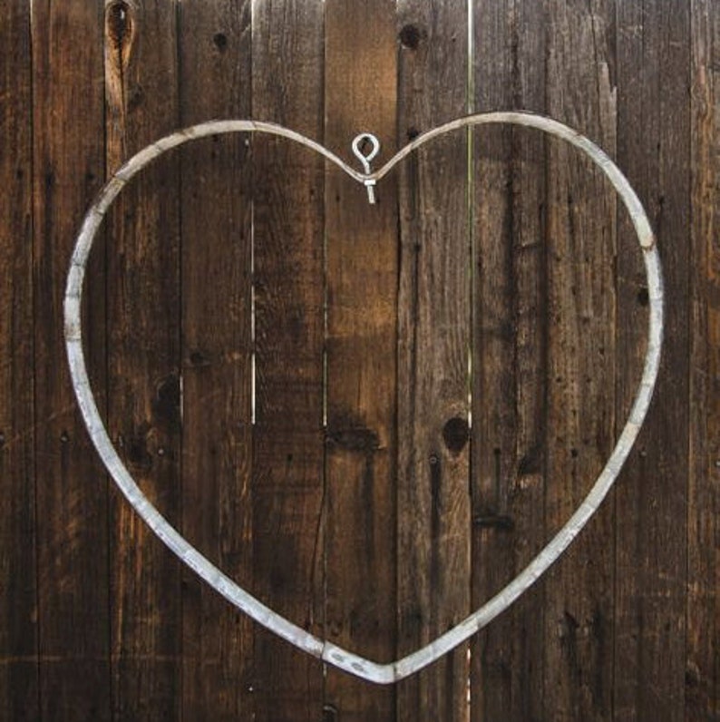 Wine Barrel Band Heart Etsy