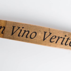 In Vino Veritas Barrel Stave Cellar Sign image 3