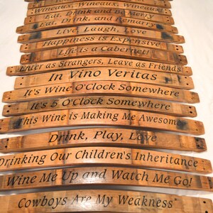 In Vino Veritas Barrel Stave Cellar Sign image 4