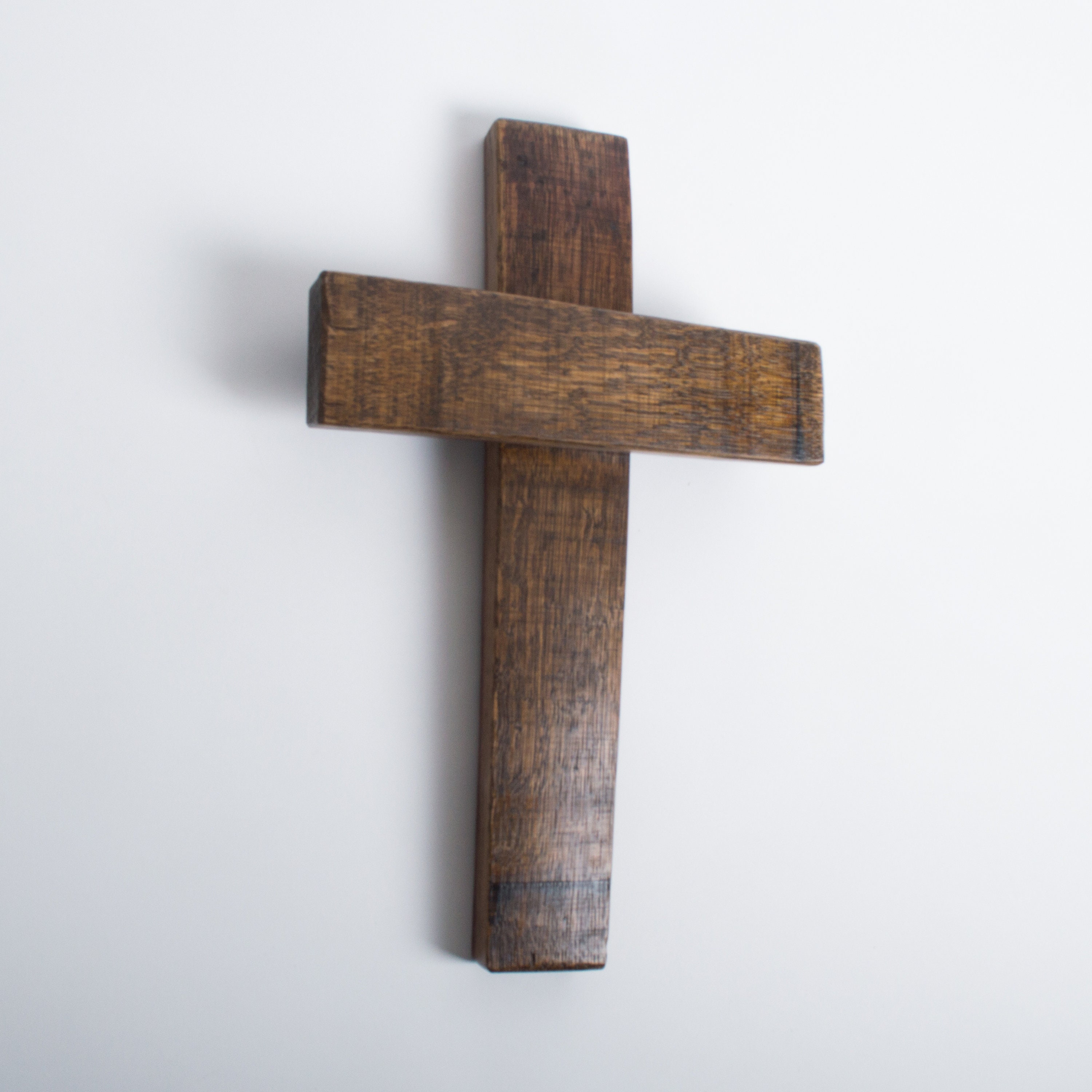 Small Barrel Stave Cross, Choice of Finish - Etsy