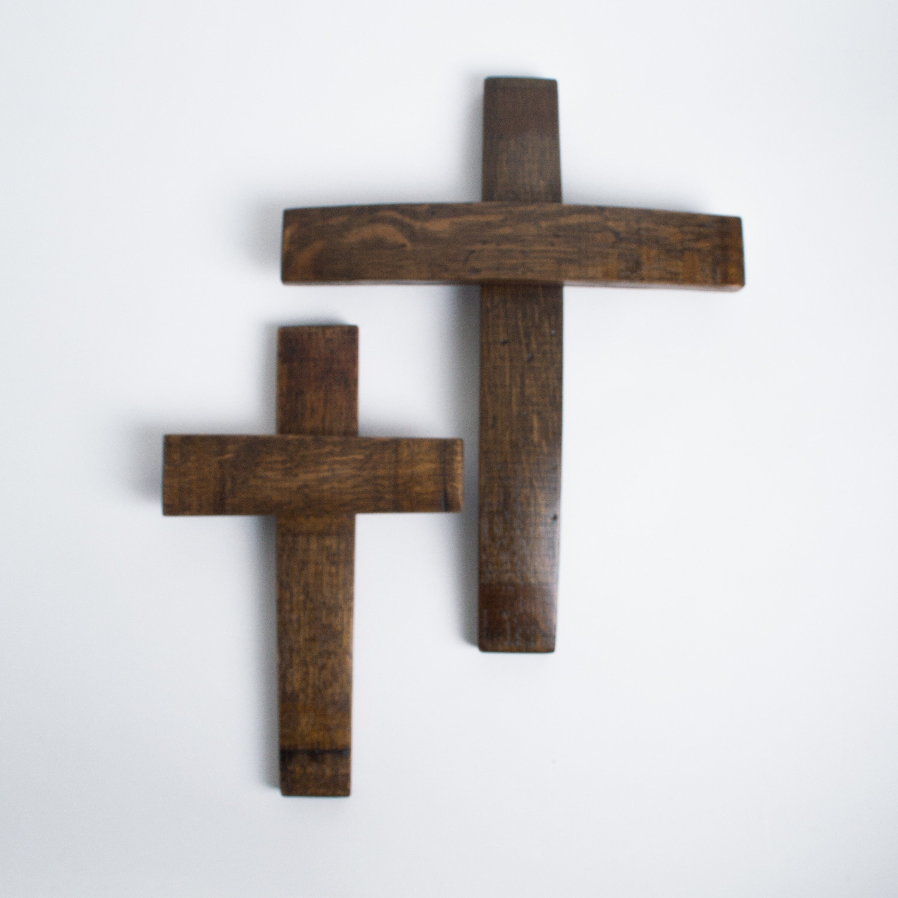 Small Barrel Stave Cross, Choice of Finish - Etsy