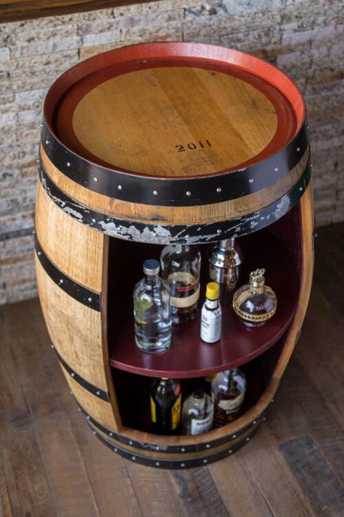 Wine Barrel Bar Etsy