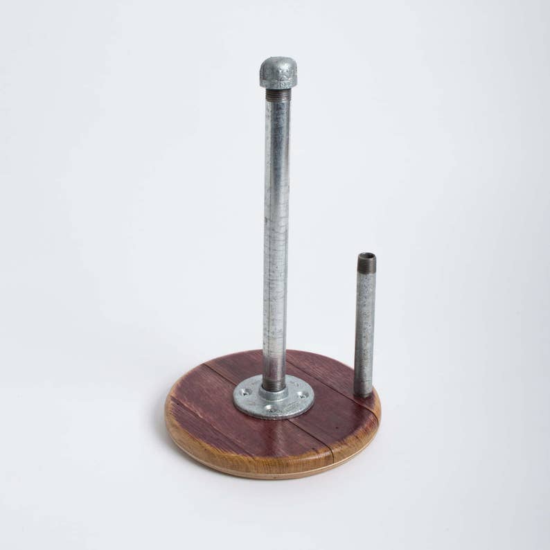 Modern Industrial Paper Towel Holder Etsy