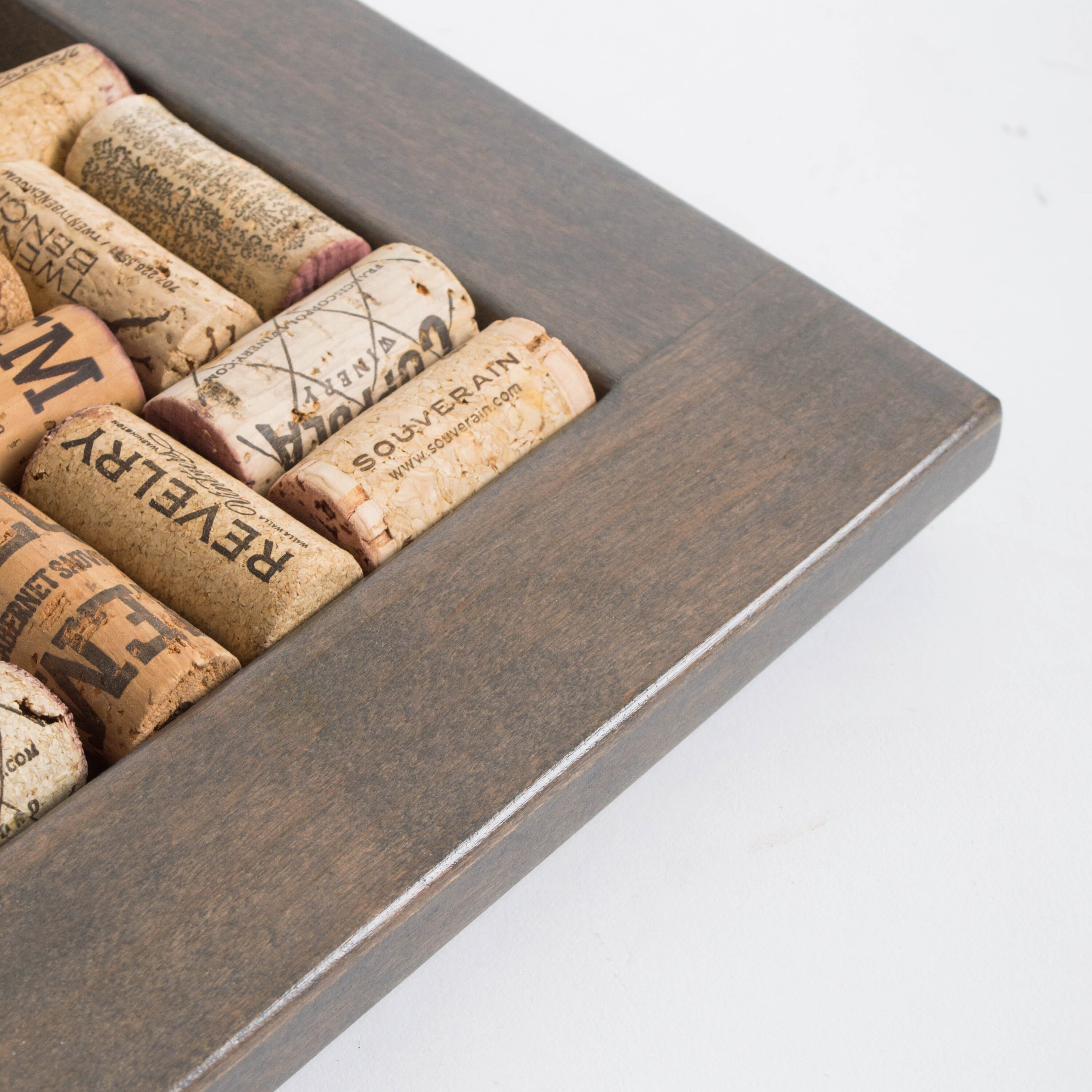 Small Wine Cork Trivet Kit Gray Stain Etsy