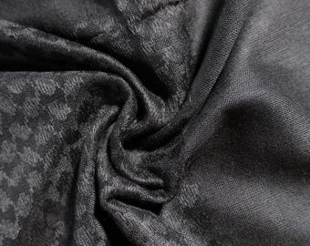 Kufiya negra pura hecha en Palestina - La única keffiyeh original