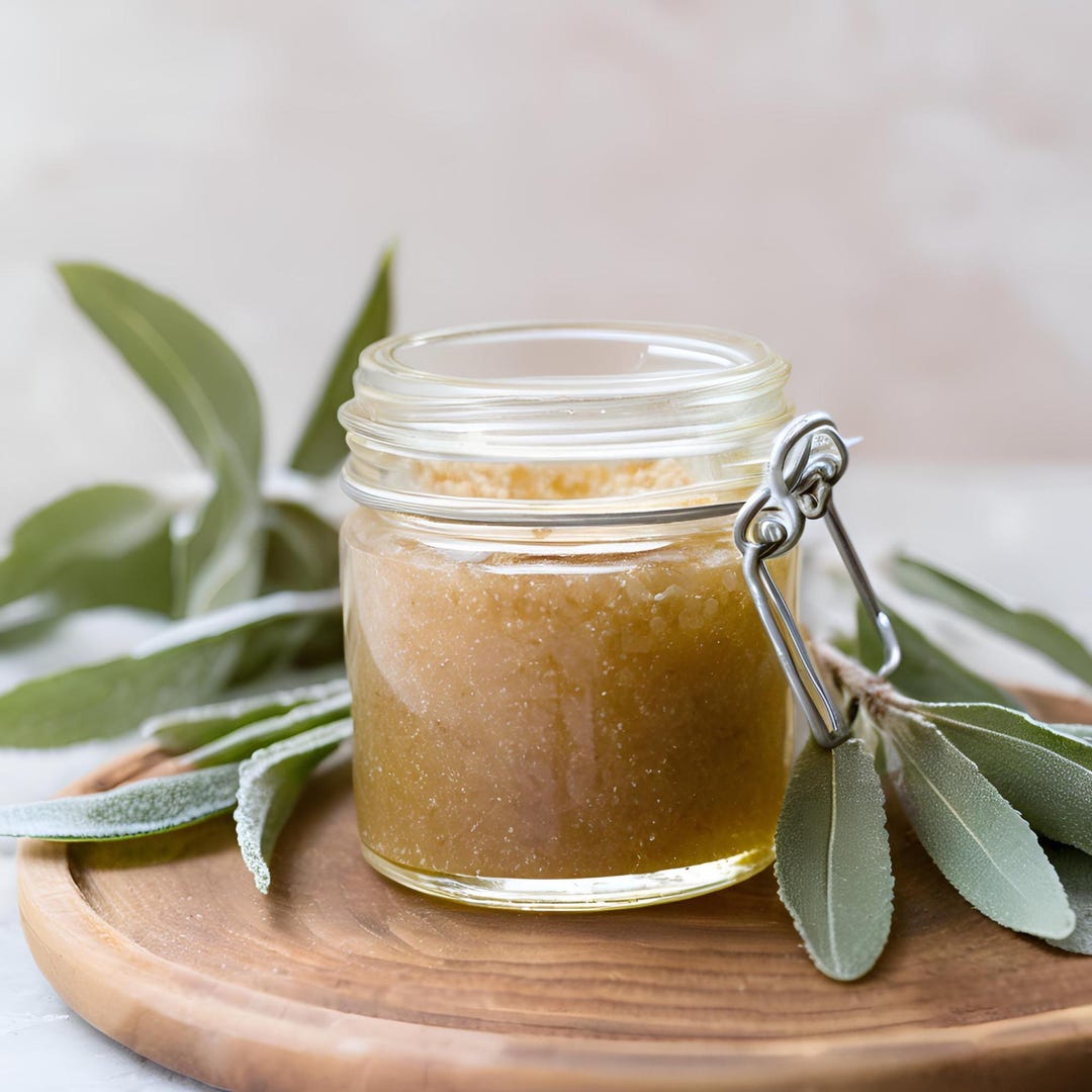 DIY Sugar Scrub: Whipped Sage Sanctuary Sugar Scrub With PDF Guide ...