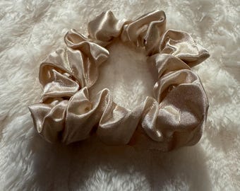 Satin Hair Scrunchies - Elegant Hair Accessories.