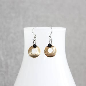 Orecchino, gioielli, nero, nero, classico, anello, Orecchini neri, oro, oro, tutti i giorni, colore neutro, tondo, quebec