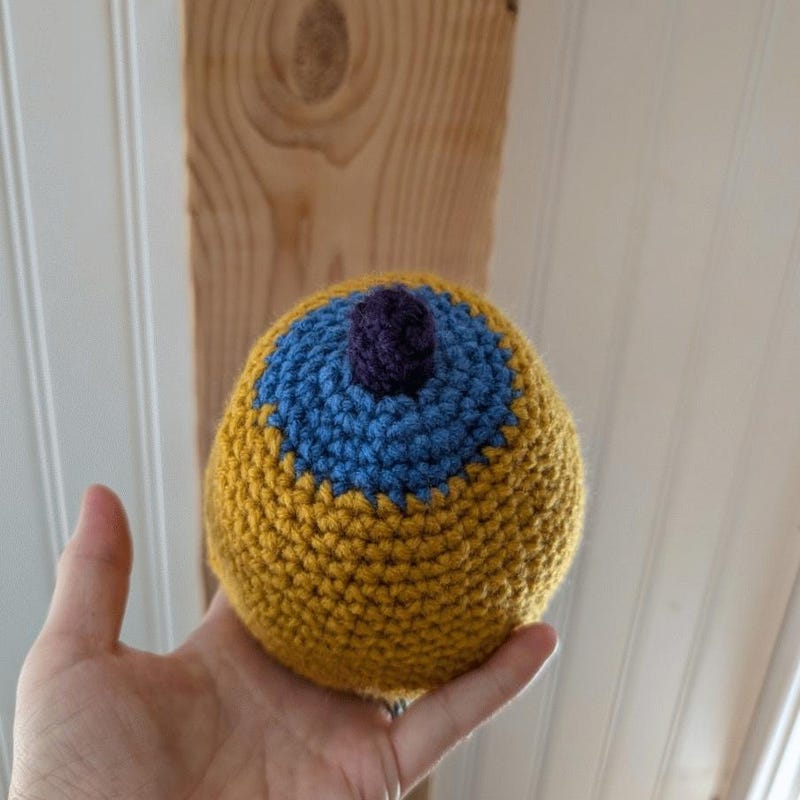 Crochet Breast Etsy