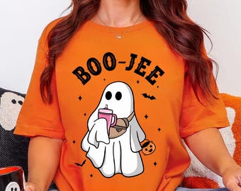 Boo Jee Shirt, Halloween Ghost Sweatshirt, Boo Shirt, Spooky Ghost Hoodie, Spooky Season Ghost Sweater, Spooky Vibes Shirt, Halloween Gifts