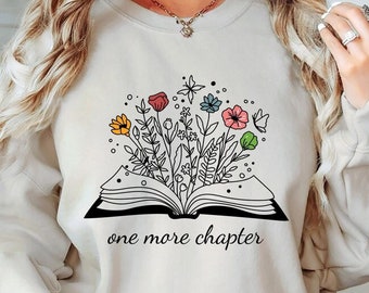 Chapter Bookish Sweatshirt, Funny Reading Shirt, Book Nerd Shirt, Librarian Gifts, Cute Graphic Tees Trending Now, Read Shirt For Women OK