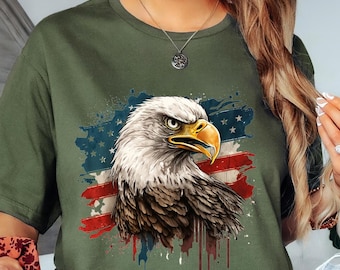 Patriotic Eagle Shirt, Freedom Shirt, Fourth Of July Shirt, Patriotic Shirt, Independence Day Shirts,Patriotic Family Shirts, Eagle American