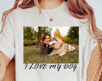 Custom Photo Shirt, Custom Shirt, Custom Picture T-Shirt, Birthday Photo Shirt, Holiday Gift, Family Picture Tee, Custom Photo Gift Shirt