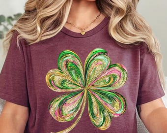 Retro Shamrock Shirt, Womens Shenanigans Sweatshirt, Cute St Patricks Day Sweatshirt, Lucky Sweatshirt, Irish Shirt, Four Leaf Clover, Lucky