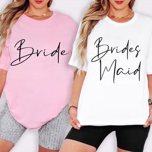 Bridesmaids Shirt, Bridesmaid Custom Tshirts, Wedding Custom Shirts, Maid Of Honor Shirt, Bridesmaid Gift,Bridal Party Shirts, Bride&#39;s Babes