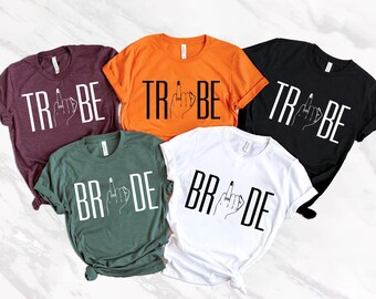 Bride Tribe Shirts, Bridesmaid Shirts, Bachelorette Team T-Shirts, Bridal Party Shirts, Bachelorette Party Shirt, Team Bride Tee, Hen Do Tee