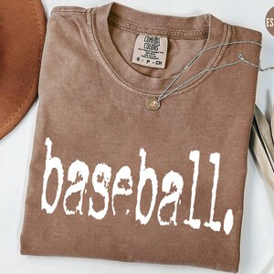Comfort Colors® Baseball Season T-shirt, Game day Baseball Shirt, College Baseball Tee, Gift for Mom, Gift for Father&#39;s Day,College Game Day