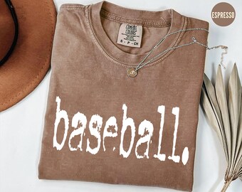 Comfort Colors® Baseball Season T-shirt, Game day Baseball Shirt, College Baseball Tee, Gift for Mom, Gift for Father's Day,College Game Day