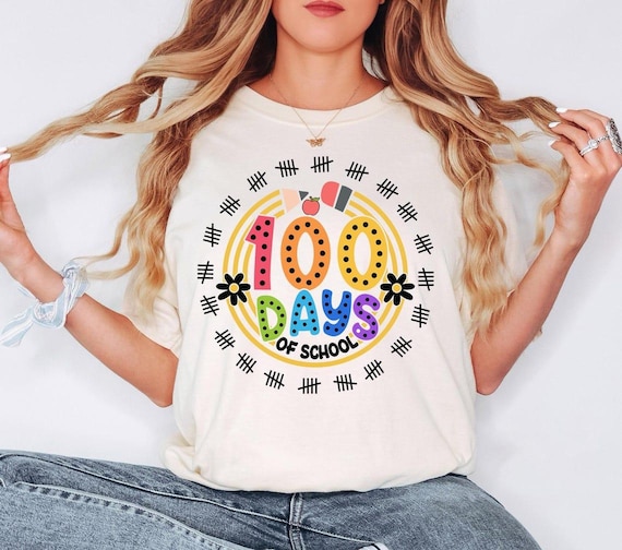 100 Days of School Shirt, 100 Day Shirt, 100th Day Of School Celebration,Student Shirt ,Back to School Shirt,Gift For Teacher,Kids 100th Day