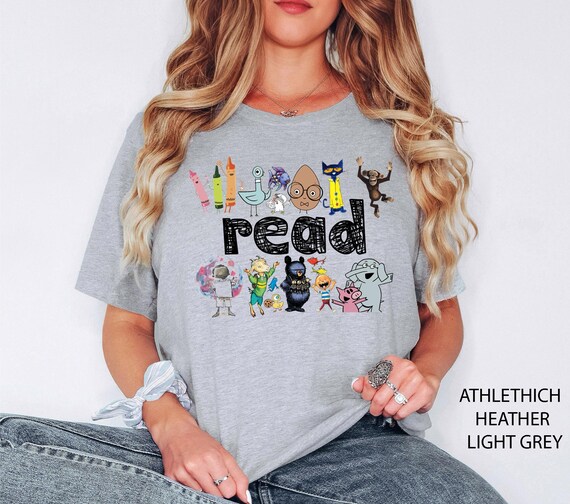 Read Children Books Shirt, Teacher Read Shirt, Kindergarten Gift Shirt,Comfort Colors, Read Kids Tee, Book Lover Shirt,Funny Kids Tee, Read