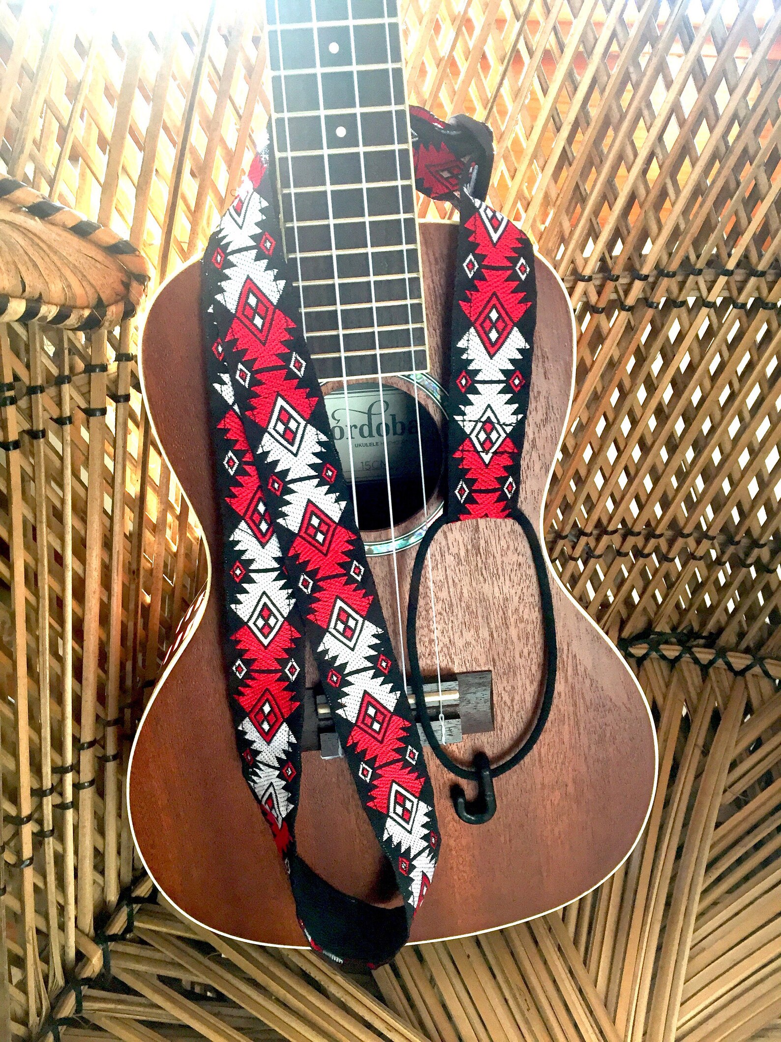 Ukulele Strap Adjustable Neck Style Sling Strap Made From Etsy