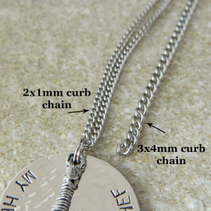 I'm The Pink in HIs World of Camo Handstamped Charm Necklace image 5