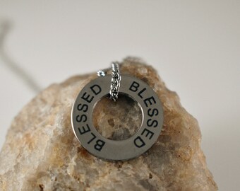 Blessed Stainless Steel Necklace