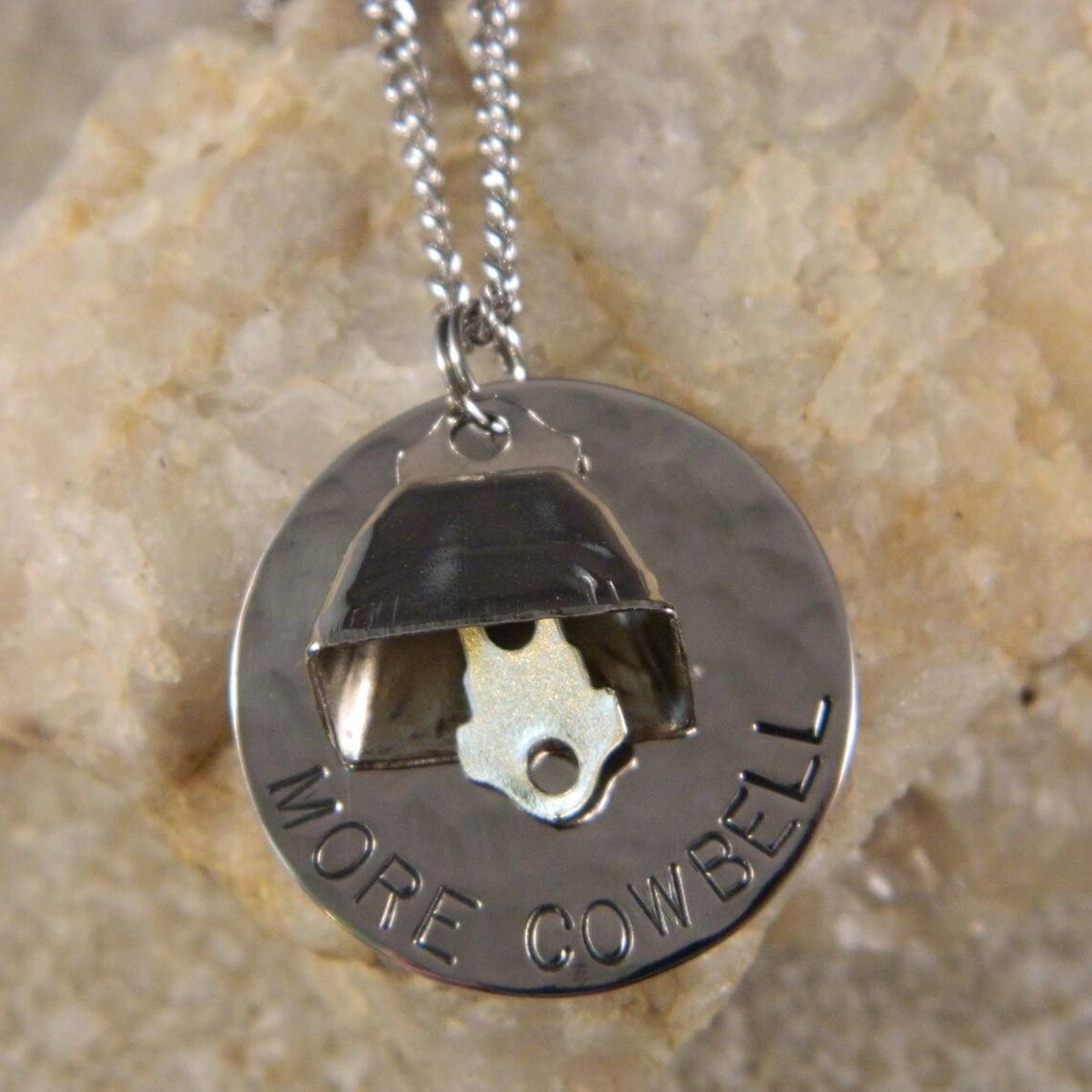 More Cowbell Necklace or Keychain Etsy