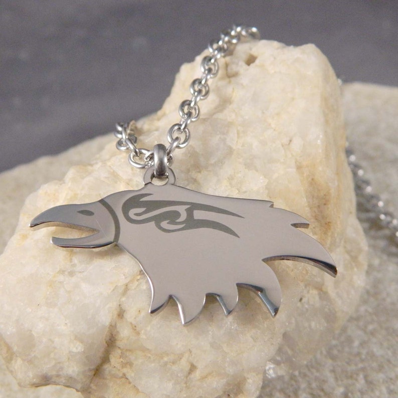 Eagle Stainless Steel Necklace image 1