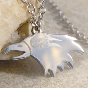 Eagle Stainless Steel Necklace image 4